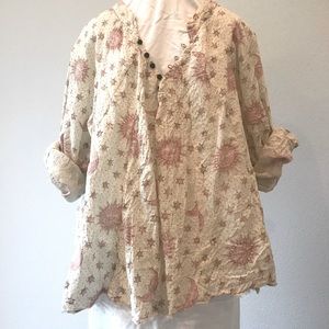 Magnolia Pearl Celestial Print Blouse